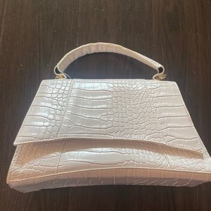 White purse